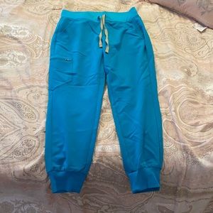 FIGS Teal Joggers Petite Small